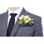 Pocket Square Boutonniere