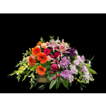 Colorful Memories Casket Spray