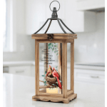 Memorial Lantern "Love becomes a Memory" Cardinal Nest
