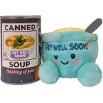 Canned GET WELL SOON Soup! Plush Gift