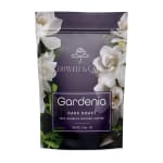 Bag of Gardenia dark roast ground coffee with white flowers on the package