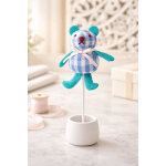 Teddy Bear Blue gingham