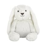 White plush bunny with long floppy ears