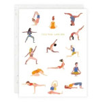 "Feel like Om" Seedlings greeting card