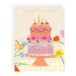 "Cherry Cake" Seedlings greeting card