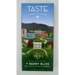 Box of Taste artisan chocolate with BYU campus artwork