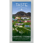 Box of BYU Campfire S'mores artisan chocolate