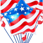 American Flag Star Balloon