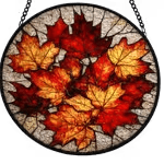 Maple Leaf Suncatcher