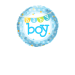 One Baby Boy Balloon