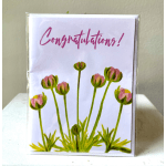 Handwritten Note in Congratulations! Card