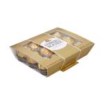 Box of Ferrero Rocher chocolates in gold packaging