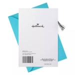 Hallmark greeting card with a turquoise envelope