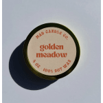 Golden Meadow Soy Candle - 4 oz Gold Tin & Wood Wick