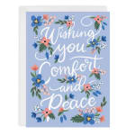 Comfort and Peace Sympathy Card