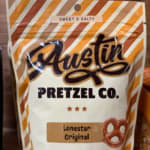 Bag of Austin Pretzel Co. Lonestar Original pretzels