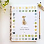 Emily Lex Animals Watercolor Paintbook & Watercolor Paint Set 