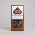 Box of dark chocolate sea salt caramels