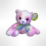 Sparkly Eyed Pink Plush Bear Medium
