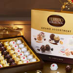 Box of Ferrero Collection chocolates with assorted pralines