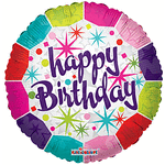 Mylar Happy Birthday Balloon