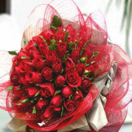 5 Dozen Red Roses Bouquet In Compton Ca Rubi S Flower Shop