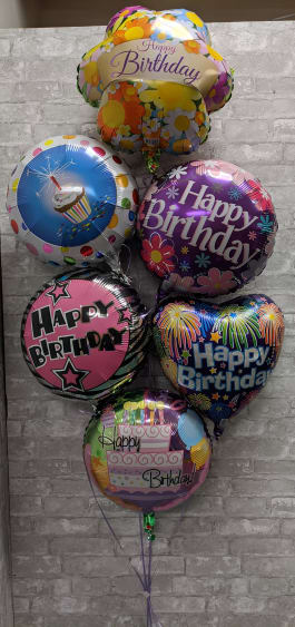 Girl Birthday Balloon Bouquet BB117 ***LOCAL DELIVERY ONLY*** in Bensalem, PA