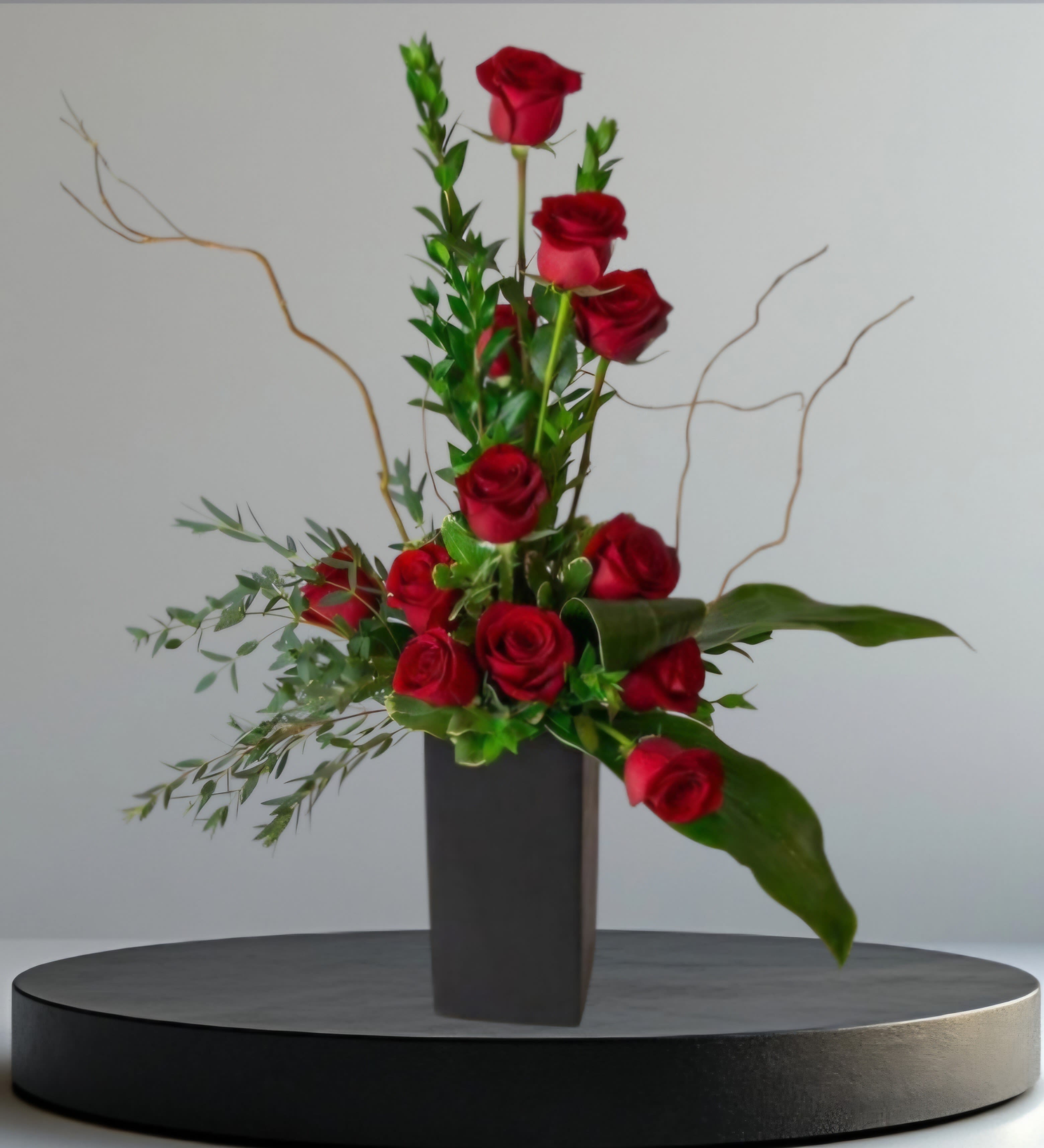 Vogue Elegance - One dozen roses.