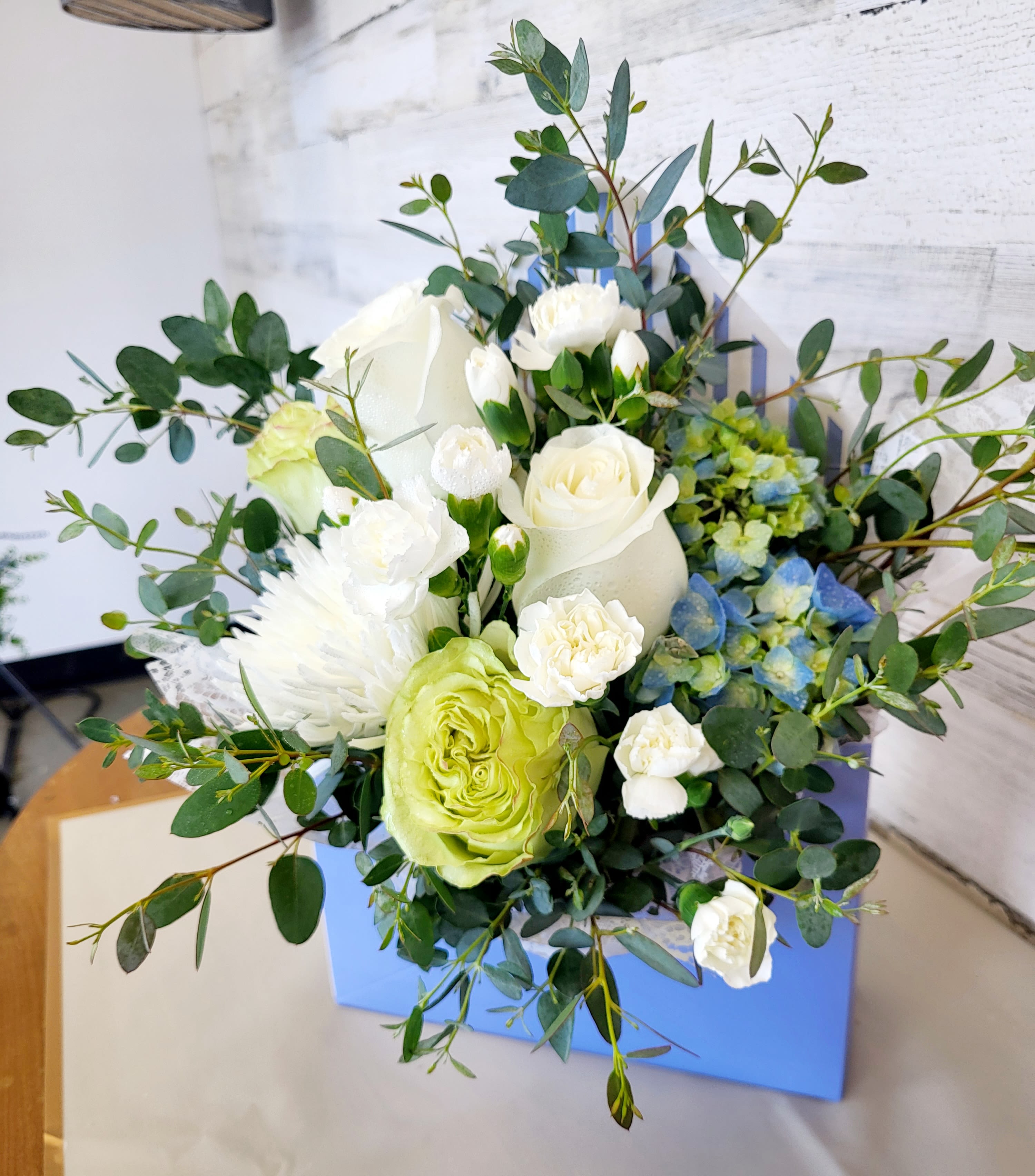 Im blue over you - Envelope box perfect for any occasion!  "Blue Box"