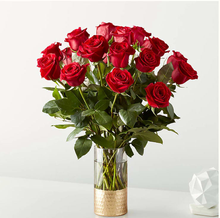Classic Love Red Rose Bouquet - The Classic Love Red Rose Bouquet is our ode to love's most timeless flower. Nothing conveys romance quite like this bunch of red roses, the most iconic expression of heartfelt emotion and passion. Standard Size: 18 Roses Deluxe Size: 24 Roses Premium: 36 Roses