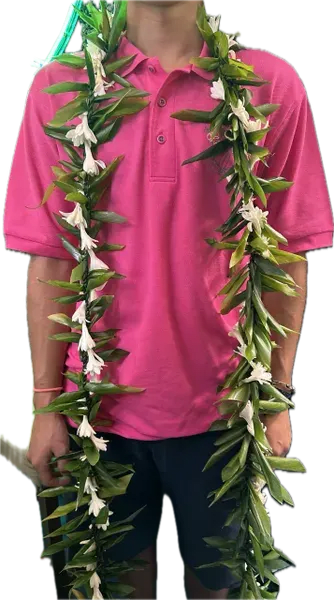 TI Leaf Maile lei Style with Tuberose - Ti Leaf Maile Lei style with tuberose make a nice fragrance, perfect for you special day.  