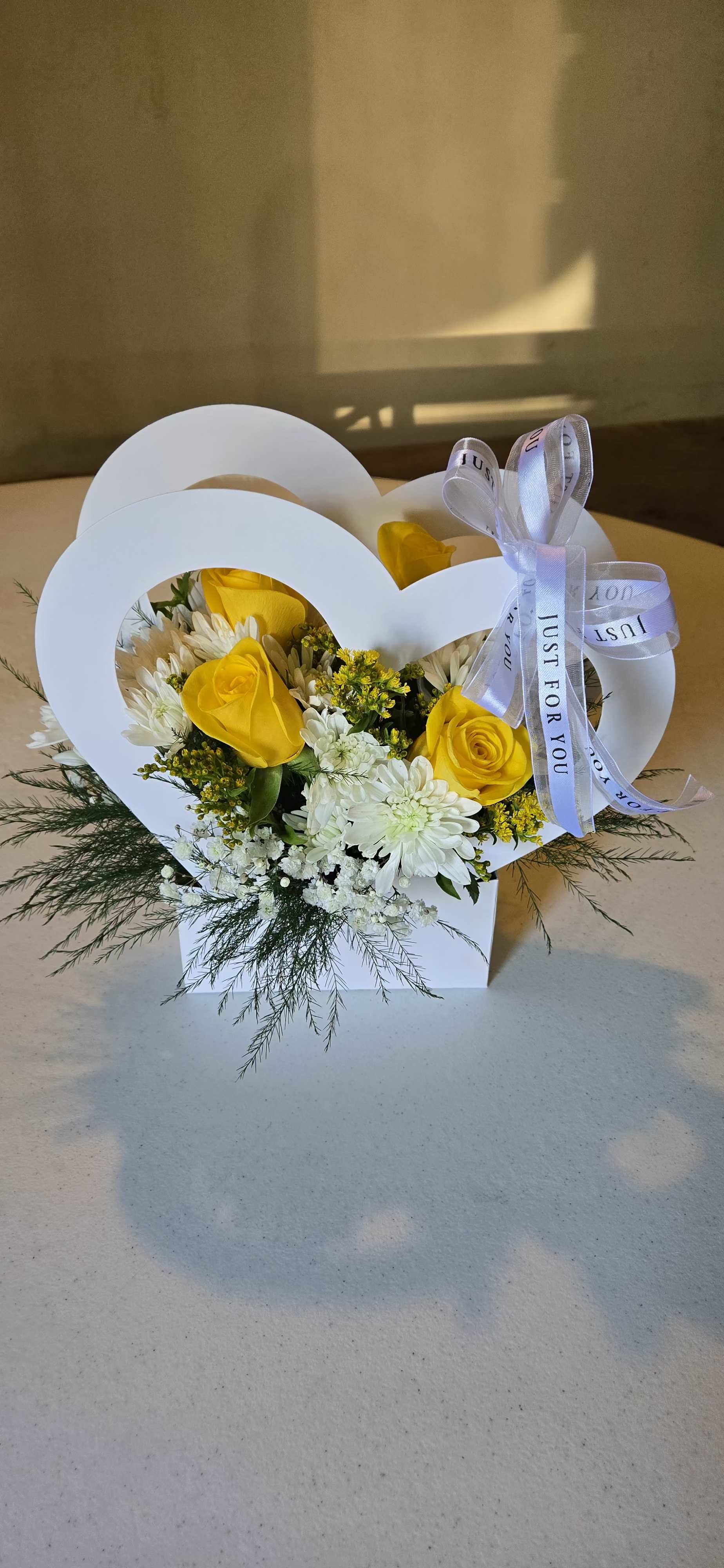Heart box  - Beautiful combination of colors 