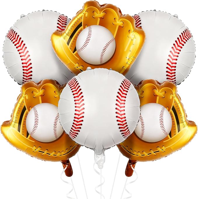 Baseball Balloon Bouquet - A fun baseball balloon bouquet perfect for birthdays, team celebrations, and baseball fans. Helium-filled and ready for delivery.