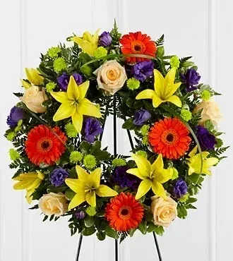 Remembrance wreath - Bright wreath