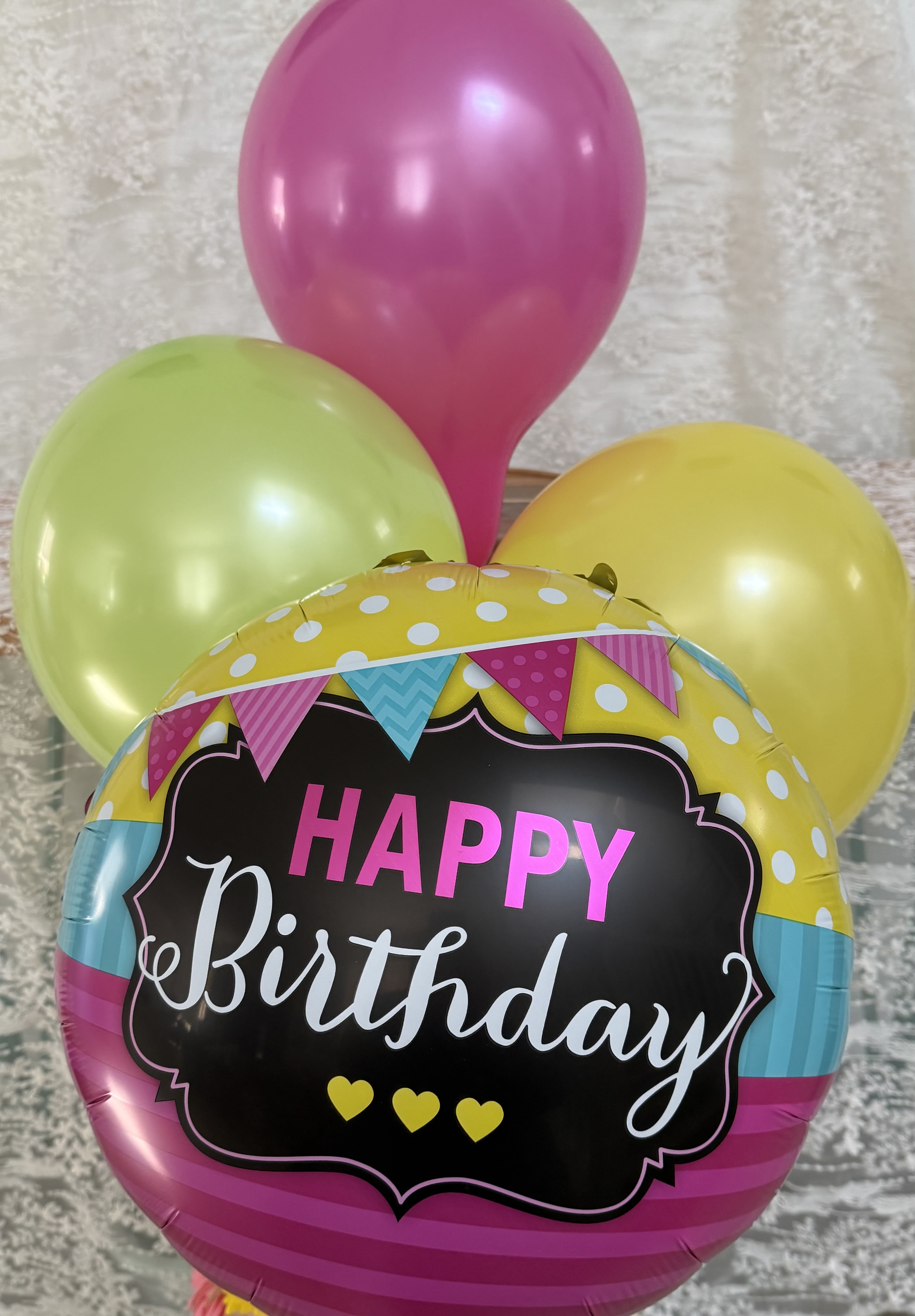 Birthday Balloons  - Birthday balloons for your flower order