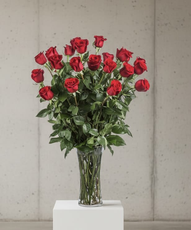 Two Dozen Long Stemmed Red Roses  - These two dozen red roses provides the classic romantic gift. It's perfect for Valentine's Day or an Anniversary. 