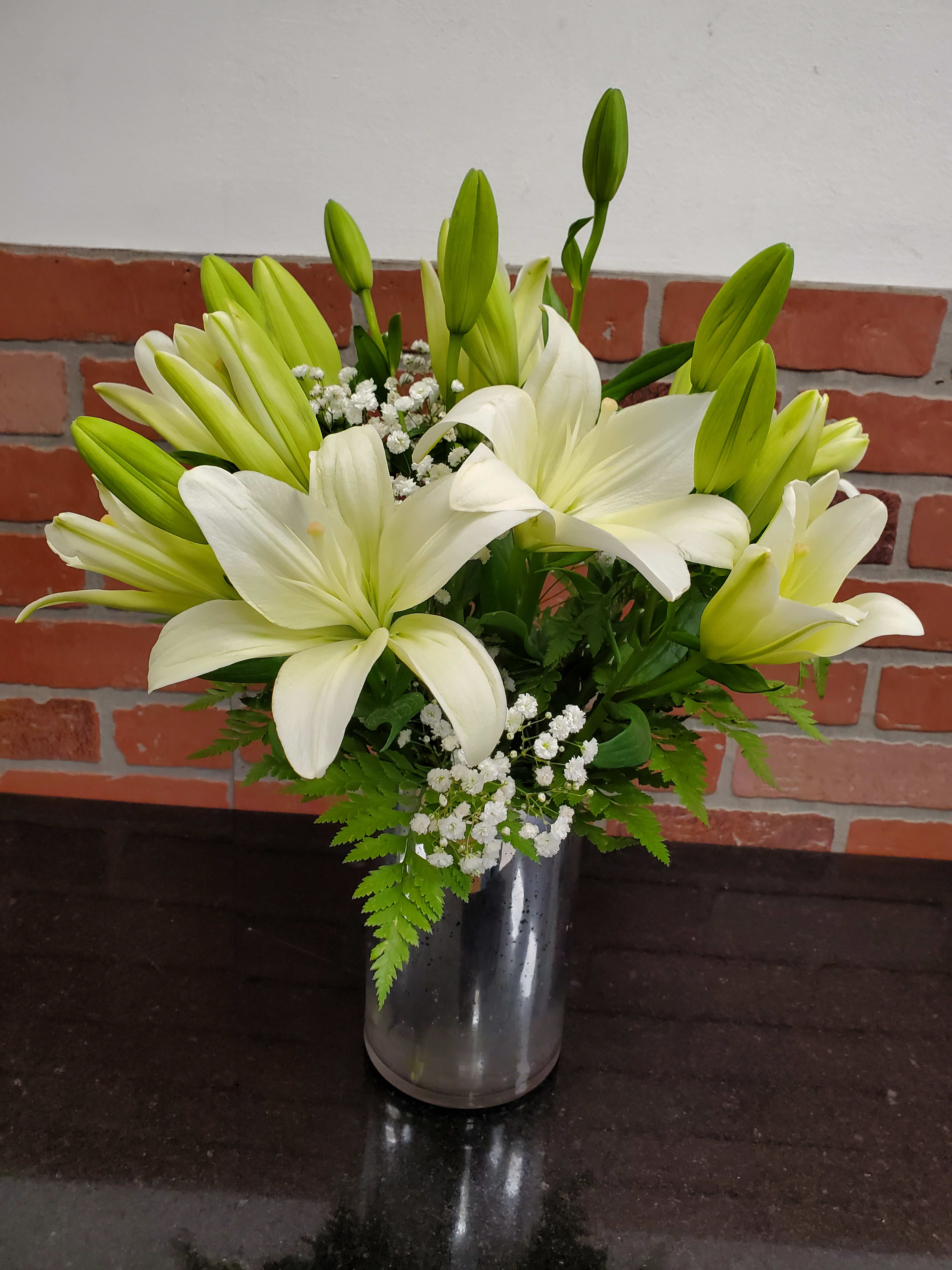 Blessing Bouquet - White lilis 