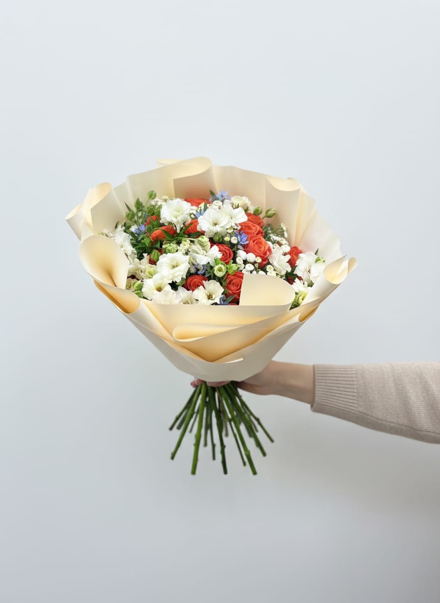 Sunshine Bouquet  -  Soft, dreamy, and timelessly beautiful. Flower varieties and vessels may vary based on availability to ensure the highest quality.