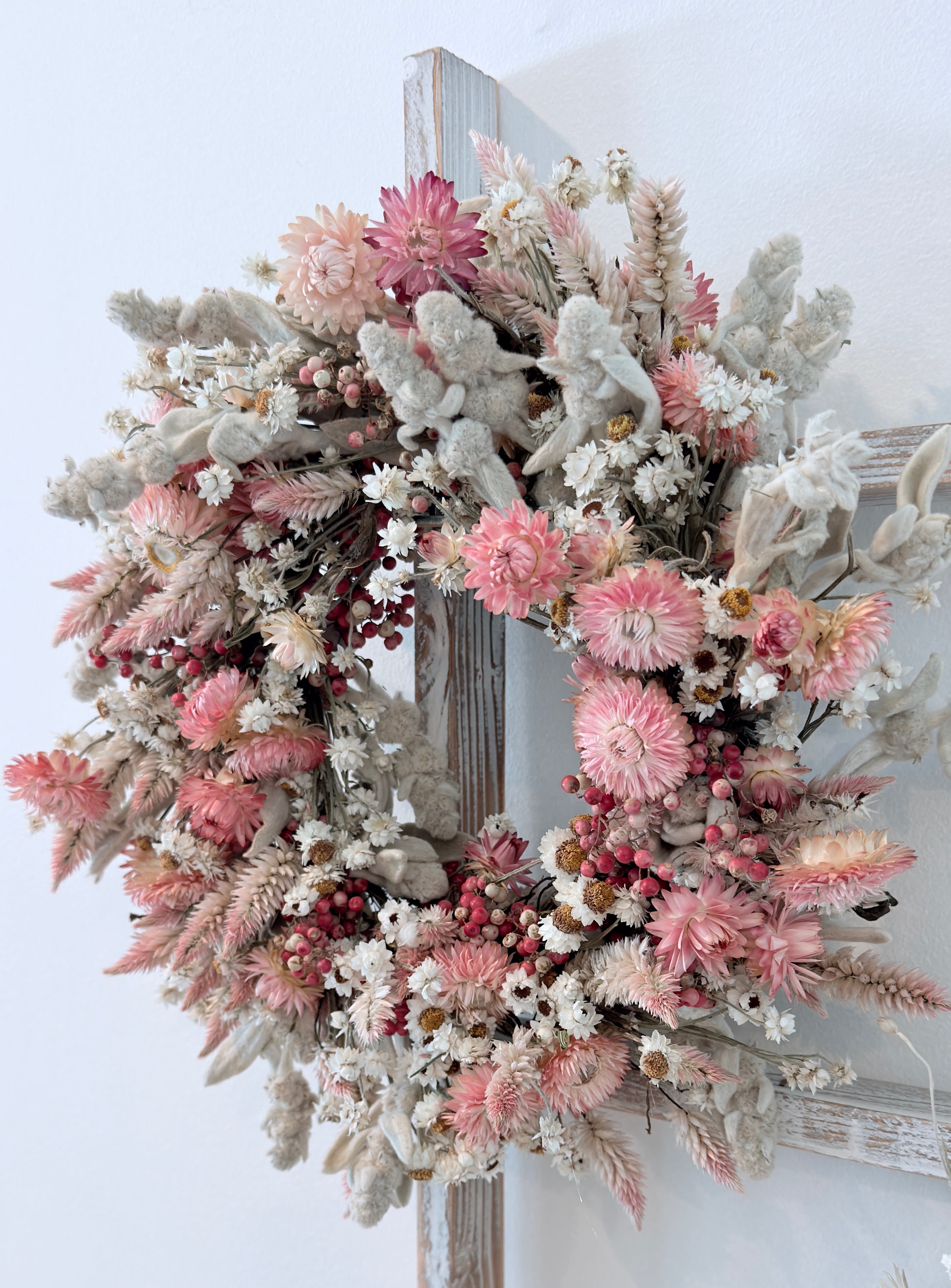 Everlasting Flowers Workshop - November 14, 2026 - During this workshop you will learn how to create a preserved everlasting flower wreath that adds the perfect touch to any room. This workshop will guide you through growing, preserving and arranging with everlasting blooms. We will begin the workshop at 2 p.m.   PLEASE NOTE the following when you make your order for the workshop through our online system to reserve your ticket: -Enter your name and contact info. -For the FULFILLMENT section: Select NOVEMBER 14, 2026  as the PICK UP date>>select 2 p.m. as your pick up time. -For the RECIPIENT section enter your name again. -To add additional tickets click the EDIT ITEMS in your cart and increase the number of tickets that you want to purchase.