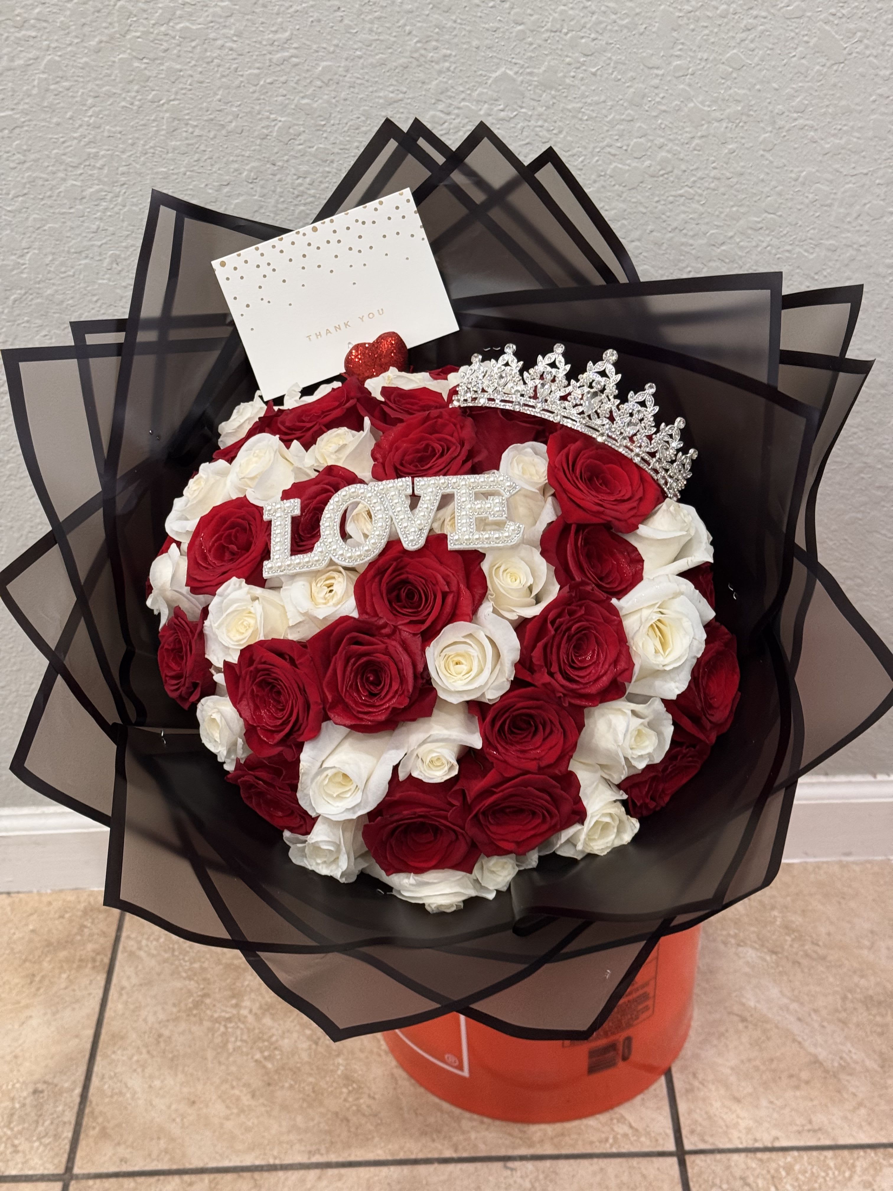 Love  - Bouquet buchón 