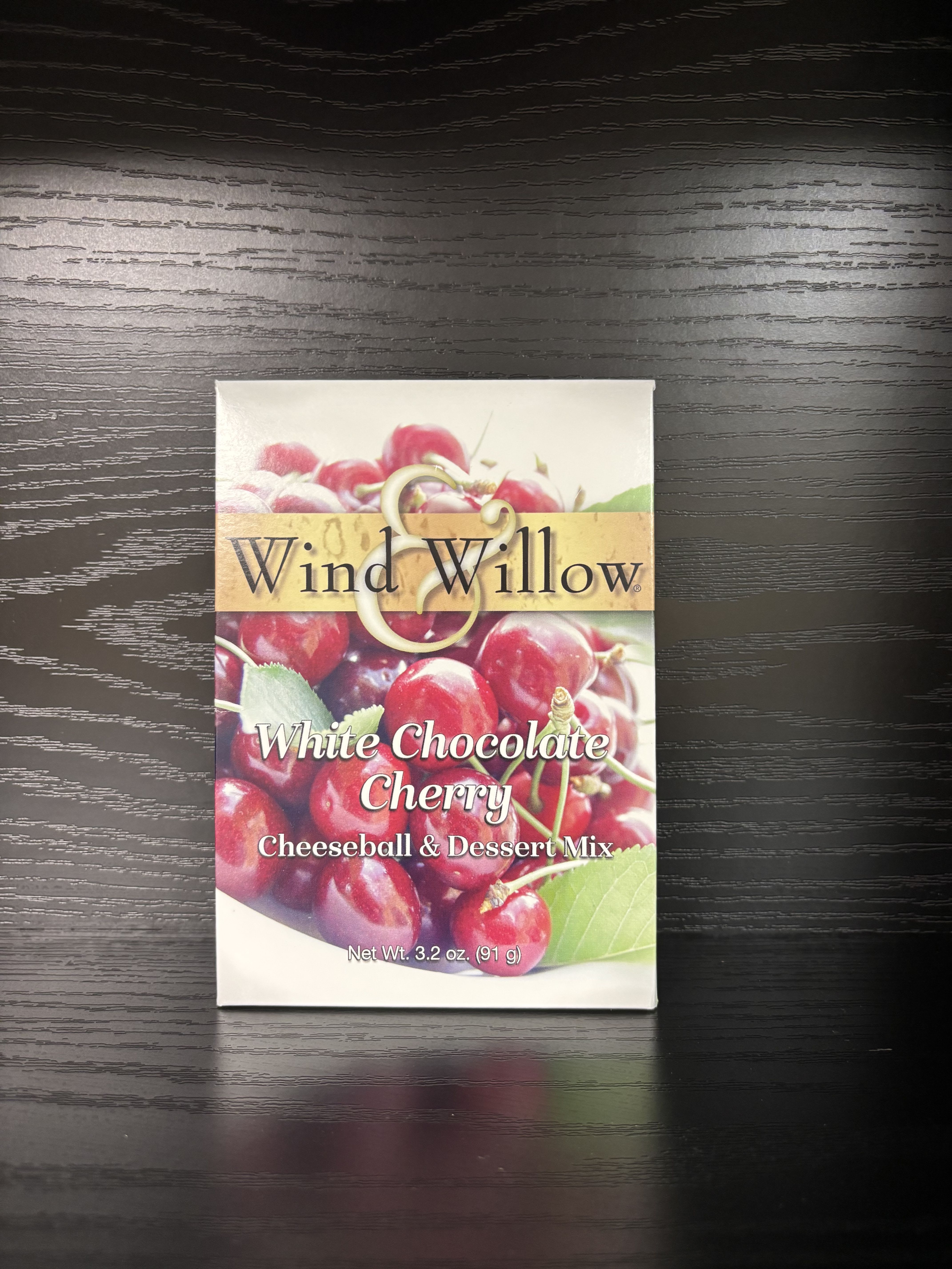 Box of Wind &amp; Willow White Chocolate Cherry cheeseball mix