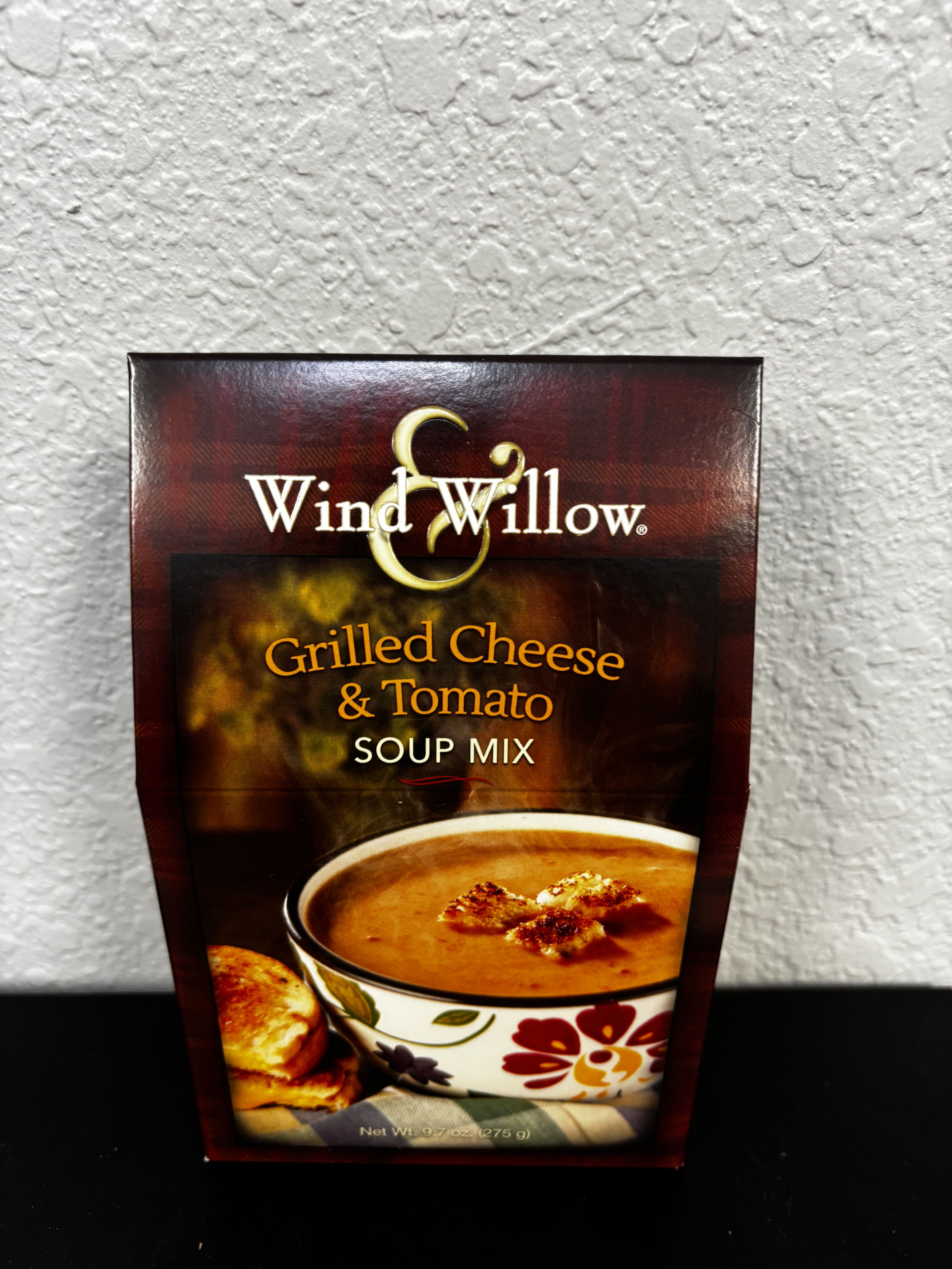 Box of Wind &amp; Willow grilled cheese and tomato soup mix