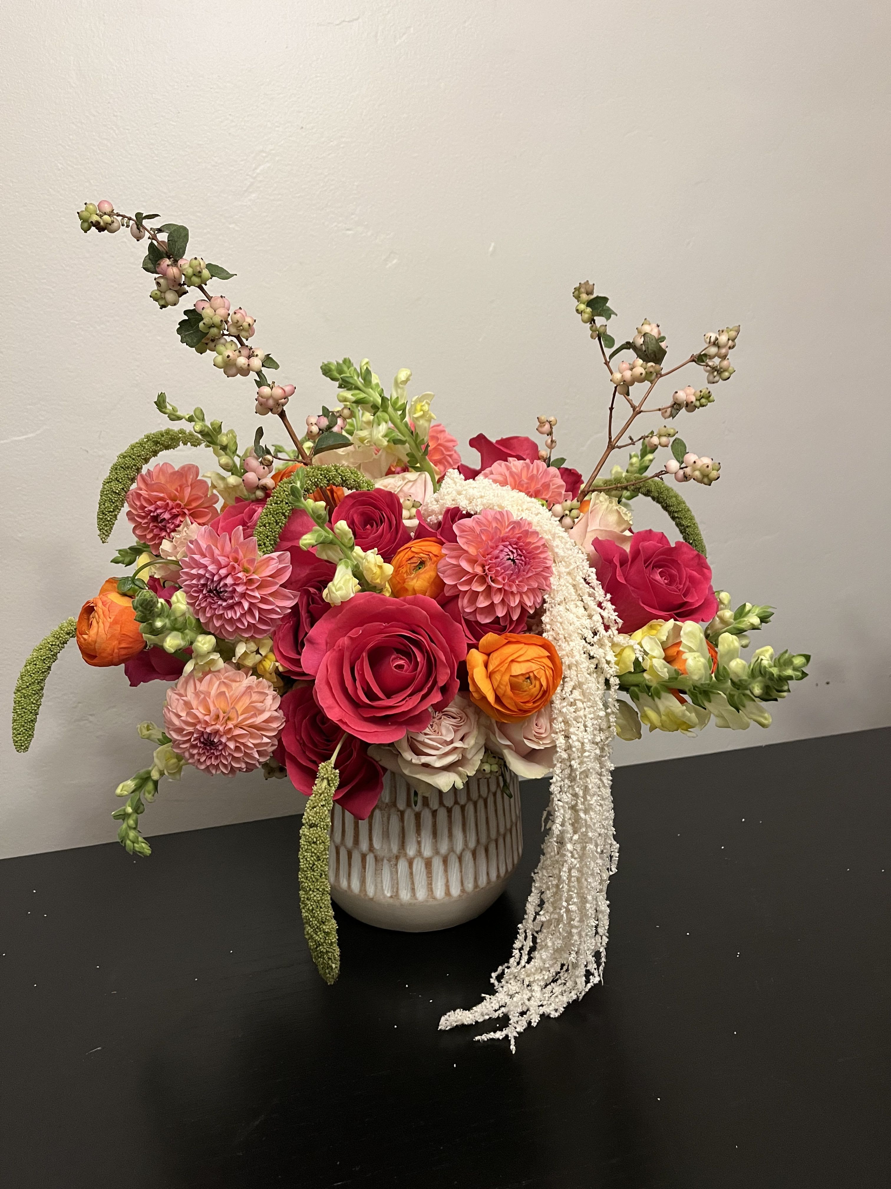 Petals of Joy  - Bright and beautiful combination of colors with whimsical soft textures making this beauty the perfect thoughtful gift.  