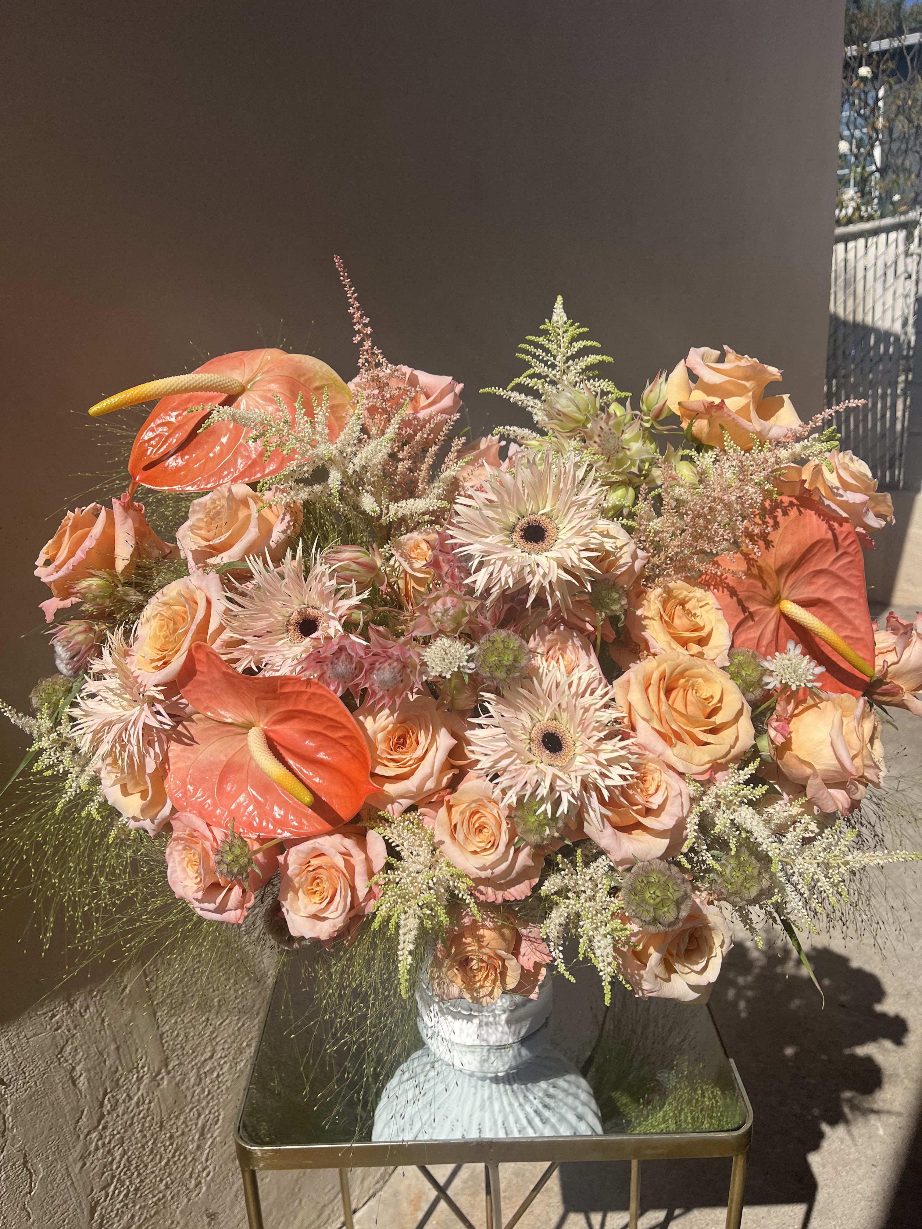 Peach Perfection - Roses anthuriums roses 