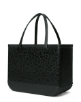 Bogg Bag Original - Onyx Leopard - The bag that started it all—washable, indestructible, and built to carry it all. The Original Bogg Bag is our largest, most spacious tote—perfect for beach days, big hauls, and everyday family adventures.  Durable and tip-proof, it stands upright, wipes clean, and keeps up with whatever your day throws at it. Sand brushes off. Spills don’t stick.  Includes two clear insert bags—perfect for organizing smaller essentials like your phone, sunscreen, keys, or snacks.  Pair it with our full line of Bogg accessories—dividers, toppers, coolers, makeup bags, and more—to build your ultimate carryall kit.  Best for: Beach trips, travel days, family outings, and everything in between.