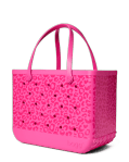 Bogg Bag Original - Purr-fectly Pink Leopard - The bag that started it all—washable, indestructible, and built to carry it all. The Original Bogg Bag is our largest, most spacious tote—perfect for beach days, big hauls, and everyday family adventures.  Durable and tip-proof, it stands upright, wipes clean, and keeps up with whatever your day throws at it. Sand brushes off. Spills don’t stick.  Includes two clear insert bags—perfect for organizing smaller essentials like your phone, sunscreen, keys, or snacks.  Pair it with our full line of Bogg accessories—dividers, toppers, coolers, makeup bags, and more—to build your ultimate carryall kit.  Best for: Beach trips, travel days, family outings, and everything in between.