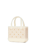 Bogg Bag Bitty - Doe, Ray, Me Leopard - Small but mighty. The Bitty Bogg Bag is our most compact tote—perfect for kids, snacks, small essentials, or even as a stylish lunch tote. It’s tip-proof, durable, and fully washable—just like our larger bags, but in a mini size made for quick trips and light hauls.  Great for Mommy &amp; Me moments or anyone who loves a grab-and-go option with serious charm.  Includes a small clear pouch for storing little essentials like keys, lip balm, or hand sanitizer.  Best for: Kids, lunches, snacks, small items, quick errands.