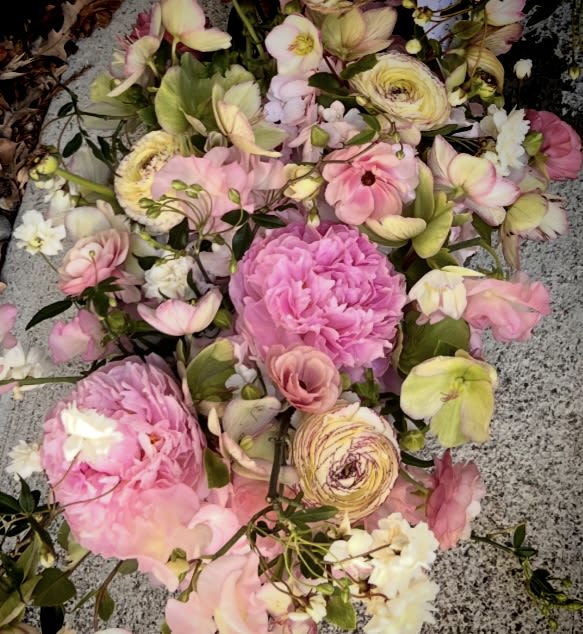 The Peony &amp; Silk Collection - The Peony &amp; Silk Collection features luxurious floral arrangements inspired by softness, movement, and timeless romance. Showcasing lush peonies, delicate ranunculus, hellebore, and seasonal garden blooms, each design is handcrafted using premium flowers selected for exceptional quality and beauty. Designed in refined blush, ivory, and champagne tones, this collection is ideal for weddings, elegant events, and elevated gifting. Every arrangement reflects a sophisticated balance of natural elegance and modern luxury, created for clients who appreciate fine floral artistry and bespoke design.