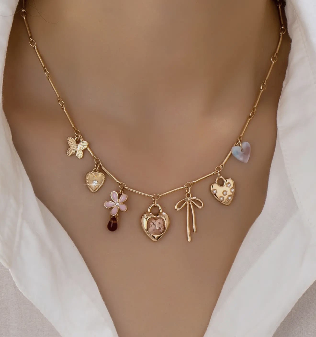 Very Charming - Charm necklace (style of charms may vary)