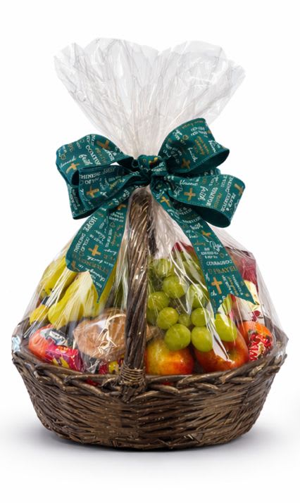 Large Fruit &amp; Snack Basket - A variety of fruits and snacks 